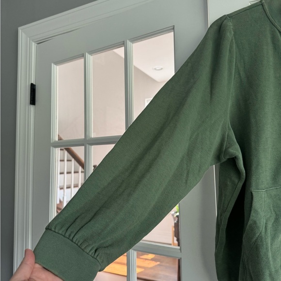 NWT Madewell Garment-Dyed Terry Zip-Up Sweatshirt - Picture 5 of 7